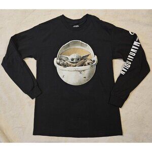 Star Wars Mens The Mandalorian Baby Yoda Transport Pod Shirt Mad Engine Size M